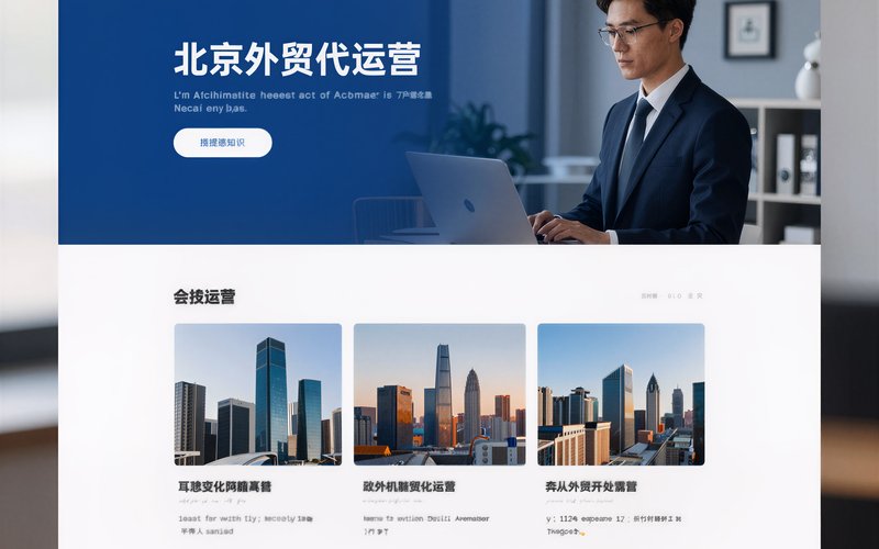 北京外贸网站代运营 - 北京